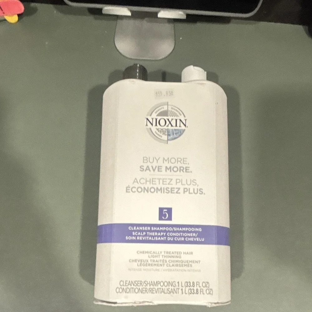 NIOXIN System 5 Cleanser Shampoo & Scalp Therapy Conditioner Duo 33.8 oz